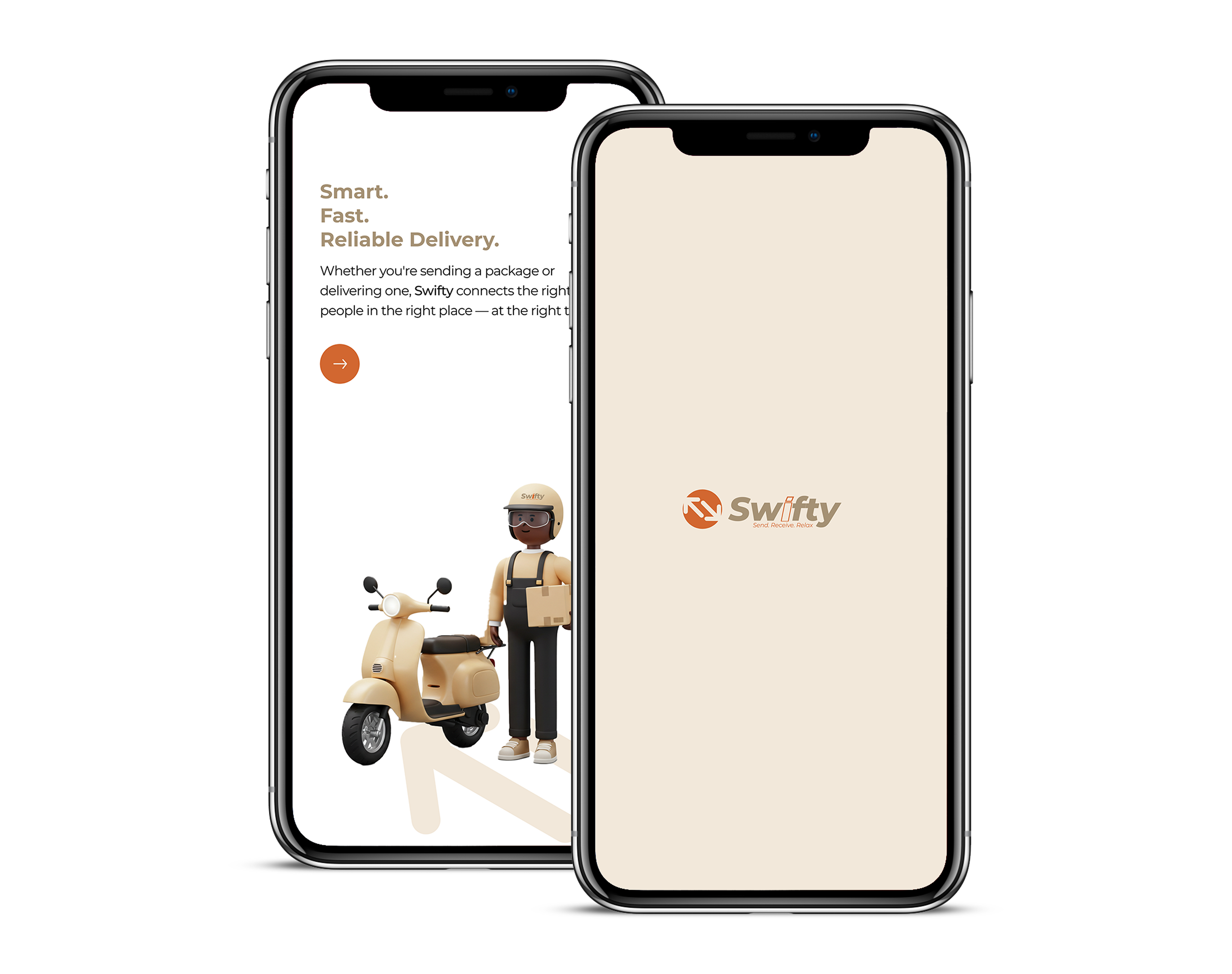 Swifty app mockup