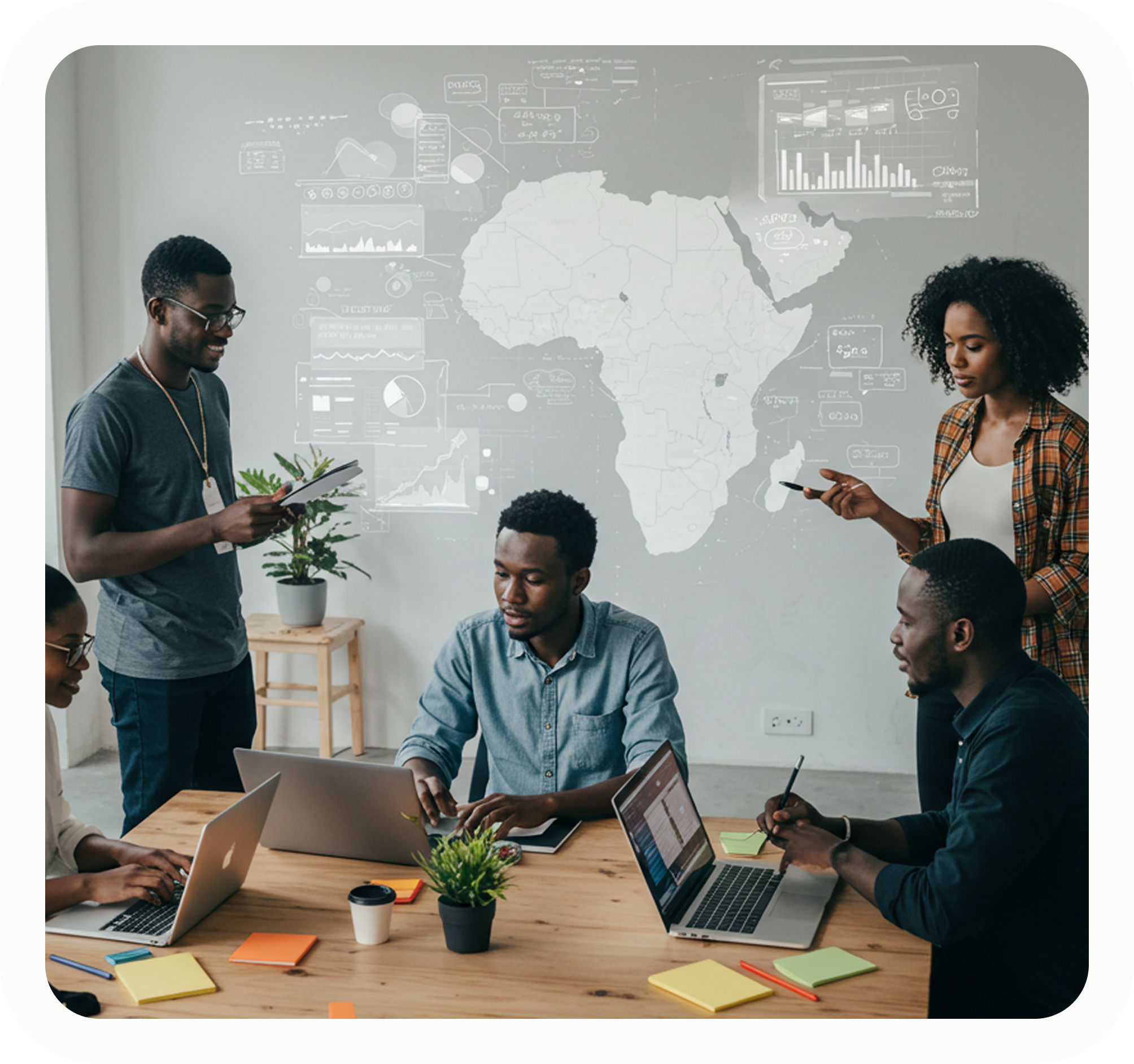 AfriKAD team collaborating